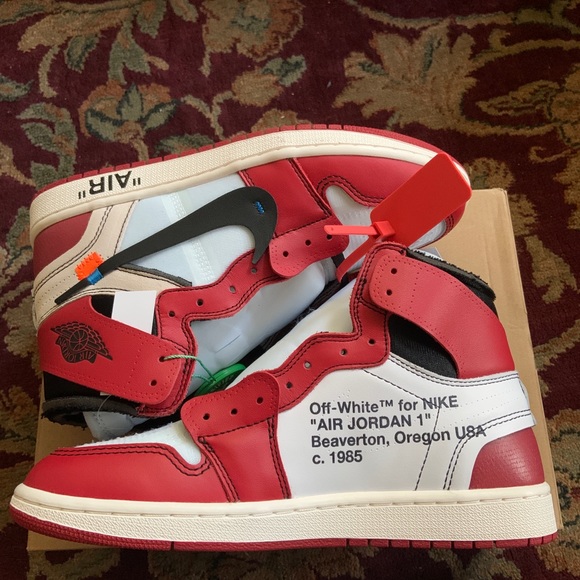 Off White Jordan Retro 1 High Chicago - Picture 1 of 7